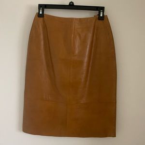 Banana Republic Leather Skirt